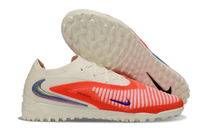 Unisex Nike Phantom 6 Low Elite TF Football Shoes - Red/Vibrant Red/Neutral White