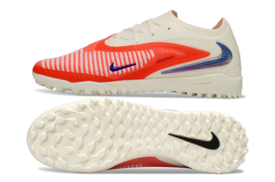 Unisex Nike Phantom 6 Low Elite TF Football Shoes - Red/Vibrant Red/Neutral White