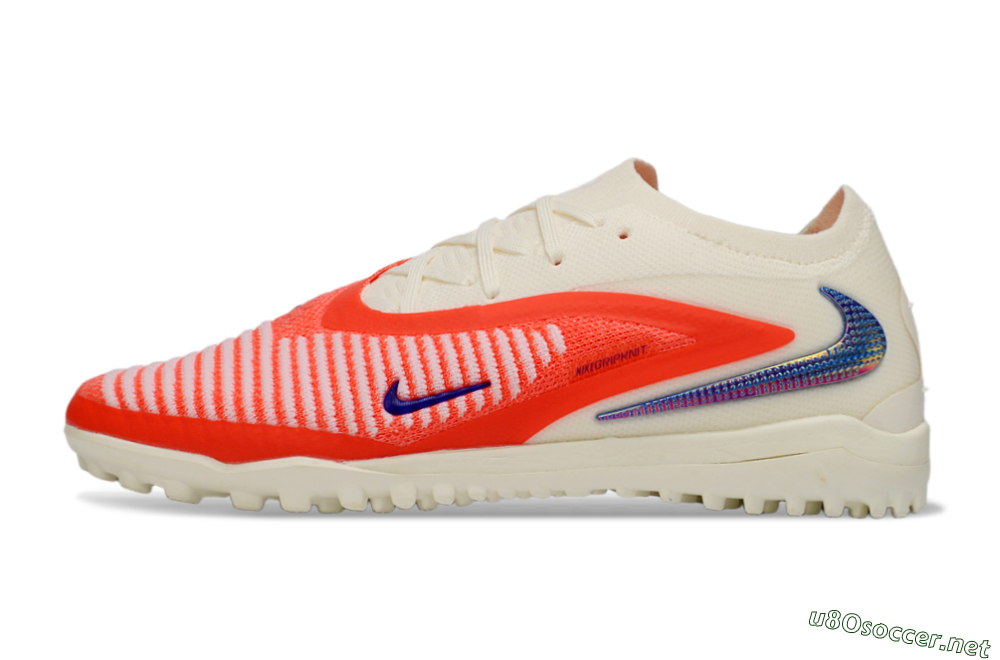 Unisex Nike Phantom 6 Low Elite TF Football Shoes - Red/Vibrant Red/Neutral White 0