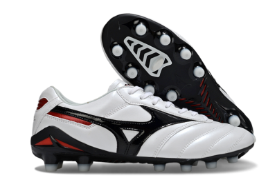Men's Mizuno Morelia Neo 2 FG Football Boots - White/Crimson Black/Crimson White