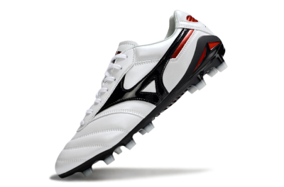 Men's Mizuno Morelia Neo 2 FG Football Boots - White/Crimson Black/Crimson White