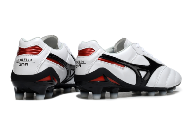 Men's Mizuno Morelia Neo 2 FG Football Boots - White/Crimson Black/Crimson White