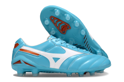 Men's Mizuno Morelia Neo 2 FG Football Boots - Cyan/Bright Cyan/White