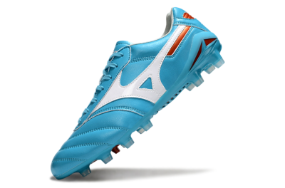 Men's Mizuno Morelia Neo 2 FG Football Boots - Cyan/Bright Cyan/White