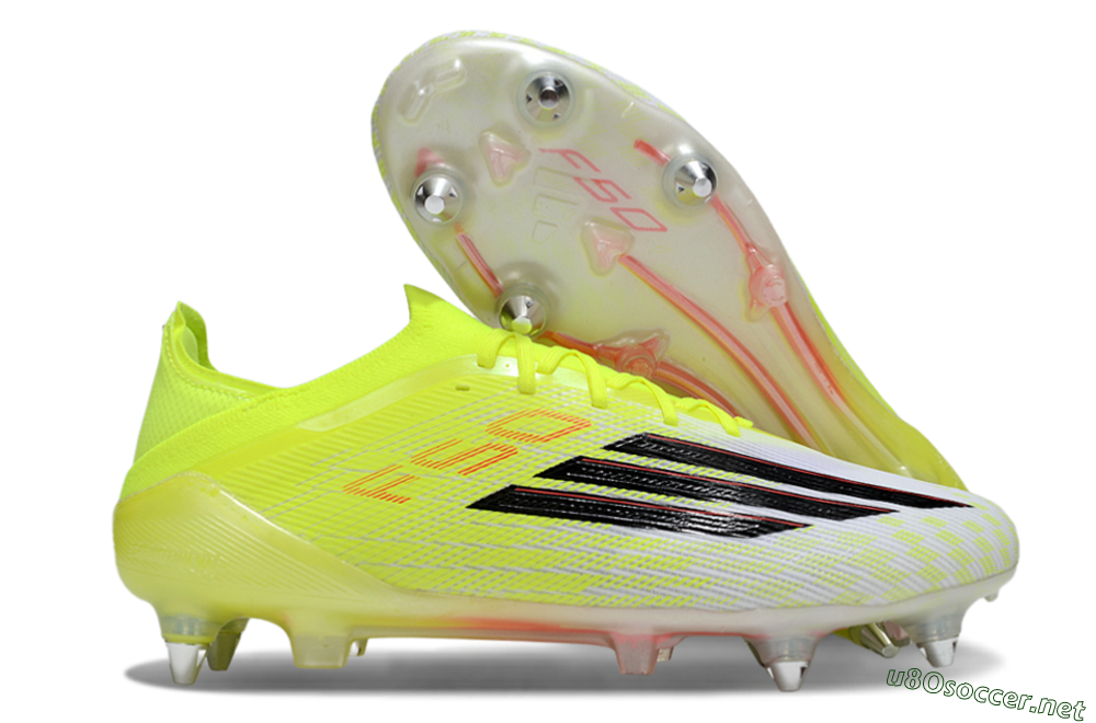 Men's Adidas F50 Elite SG Football Boots - Yellow/Neon Glow/Citrus Burst 2