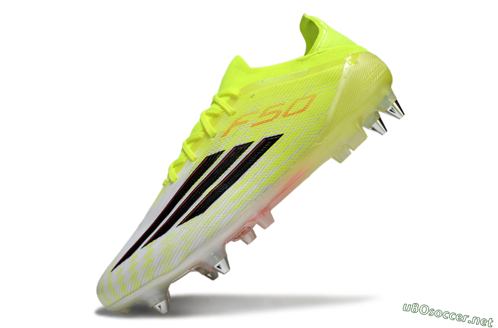Men's Adidas F50 Elite SG Football Boots - Yellow/Neon Glow/Citrus Burst 5