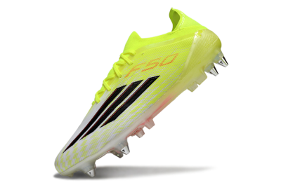 Men's Adidas F50 Elite SG Football Boots - Yellow/Neon Glow/Citrus Burst