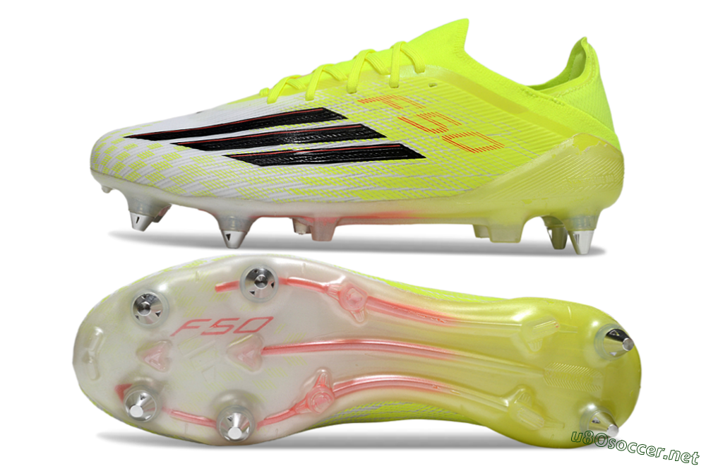 Men's Adidas F50 Elite SG Football Boots - Yellow/Neon Glow/Citrus Burst 1