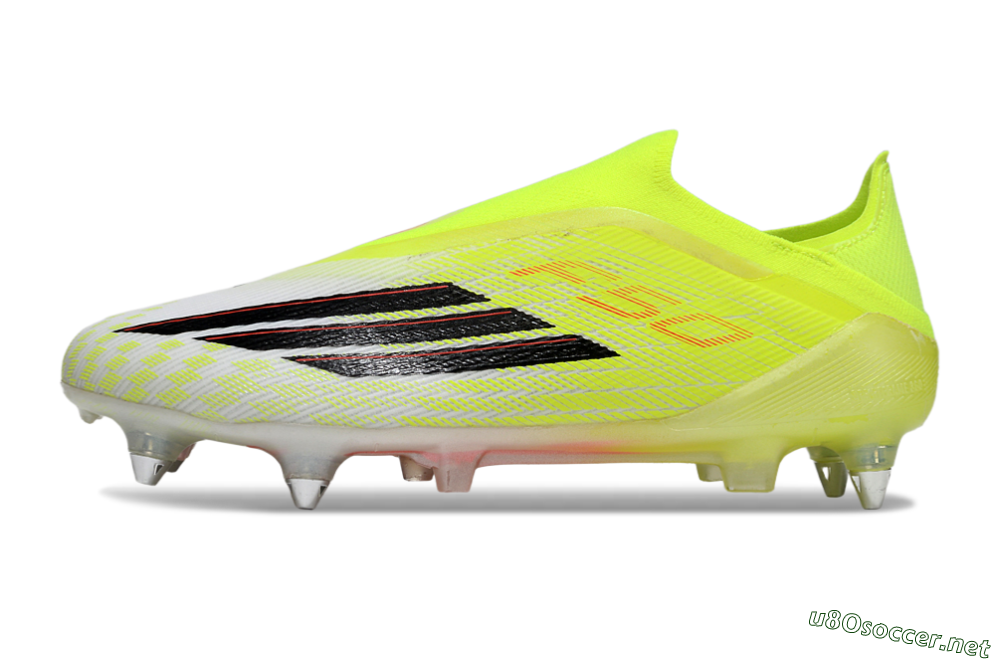 Men's Adidas F50 Elite Laceless SG Football Boots - Yellow/Neon Yellow/Black 0