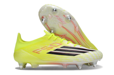 Men's Adidas F50 Elite SG Football Boots - Yellow/Electric Lime/Neon Black