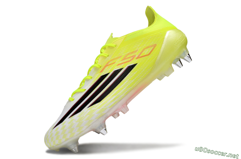Men's Adidas F50 Elite SG Football Boots - Yellow/Electric Lime/Neon Black 5