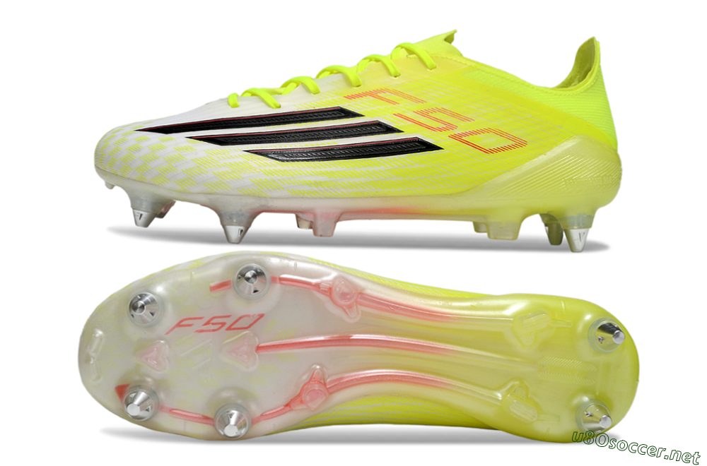 Men's Adidas F50 Elite SG Football Boots - Yellow/Electric Lime/Neon Black 1