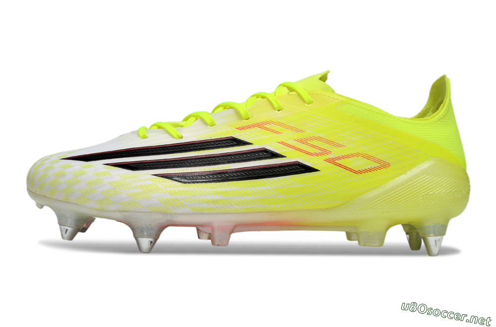 Men's Adidas F50 Elite SG Football Boots - Yellow/Electric Lime/Neon Black 0