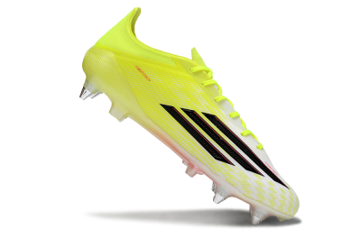 Men's Adidas F50 Elite SG Football Boots - Yellow/Electric Lime/Neon Black