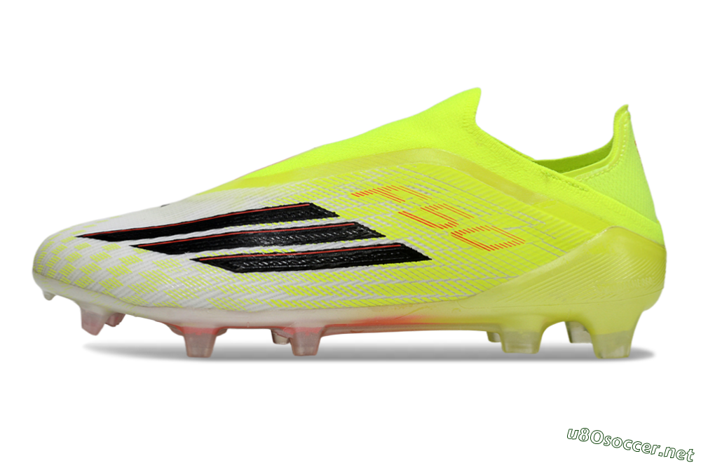 Unisex Adidas F50 Elite Laceless FG Football Boots - Yellow/Charger Yellow/Neon Pink 0