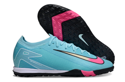 Unisex Nike Air Zoom Mercurial Vapor 16 Elite TF Football Shoes - Aqua/Electric Pink/Black