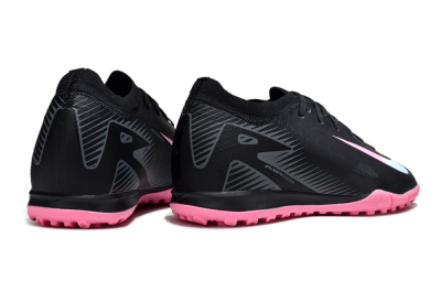 Unisex Nike Air Zoom Mercurial Vapor 16 Elite TF Football Shoes - Black/Vibrant Pink/Cool Cyan