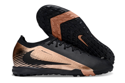 Unisex Nike Air Zoom Mercurial Vapor 16 Elite TF Football Shoes - Black/Rose Gold/Charcoal