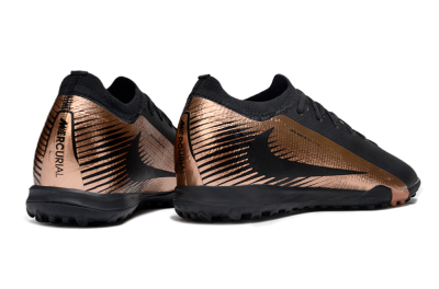 Unisex Nike Air Zoom Mercurial Vapor 16 Elite TF Football Shoes - Black/Rose Gold/Charcoal