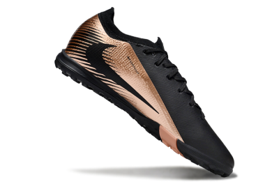 Unisex Nike Air Zoom Mercurial Vapor 16 Elite TF Football Shoes - Black/Rose Gold/Charcoal