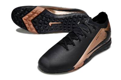 Unisex Nike Air Zoom Mercurial Vapor 16 Elite TF Football Shoes - Black/Rose Gold/Charcoal