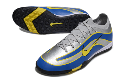 Unisex Nike Air Zoom Mercurial Vapor 16 Elite TF Football Shoes - Blue/Electric Blue/Sunny Yellow