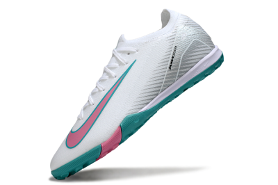 Unisex Nike Air Zoom Mercurial Vapor 16 Elite TF Football Shoes - White/Mint Green/Pink