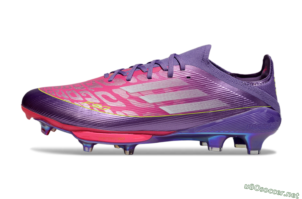 Men's Adidas F50+ Elite Lightstrike Pro FG Football Boots - Purple/Vibrant Magenta/Metallic Rose 0