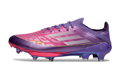 Men's Adidas F50+ Elite Lightstrike Pro FG Football Boots - Purple/Vibrant Magenta/Metallic Rose