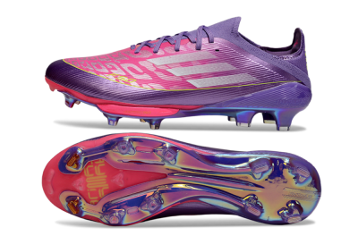 Men's Adidas F50+ Elite Lightstrike Pro FG Football Boots - Purple/Vibrant Magenta/Metallic Rose