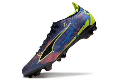 Men's Puma Ultra Ultimate FG Football Boots - Navy/Electric Yellow/Dynamic Blue