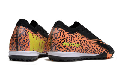 Unisex Nike Air Zoom Mercurial Vapor 16 Elite TF Football Shoes - Black/Vibrant Orange/Neon Green