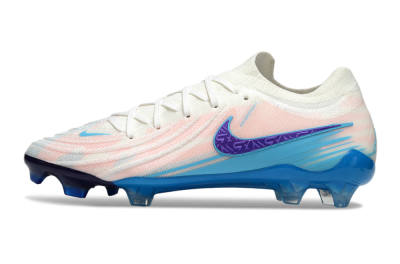 Men's Nike Phantom GX 2 Elite FG Football Boots - White/Sky Blue/Purple