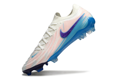 Men's Nike Phantom GX 2 Elite FG Football Boots - White/Sky Blue/Purple