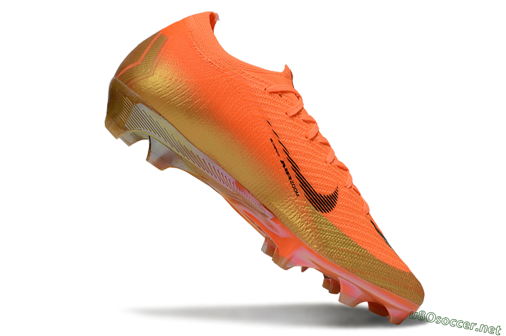 Unisex Nike Air Zoom Mercurial Vapor 16 Elite FG Football Boots - Orange/Electric Burst/Golden Shine 4