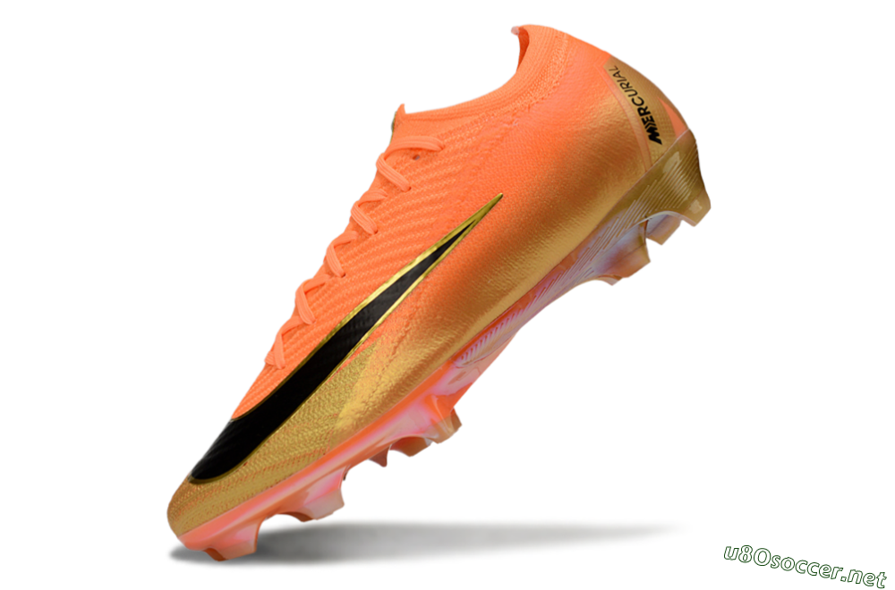 Unisex Nike Air Zoom Mercurial Vapor 16 Elite FG Football Boots - Orange/Electric Burst/Golden Shine 5