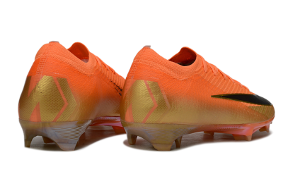 Unisex Nike Air Zoom Mercurial Vapor 16 Elite FG Football Boots - Orange/Electric Burst/Golden Shine