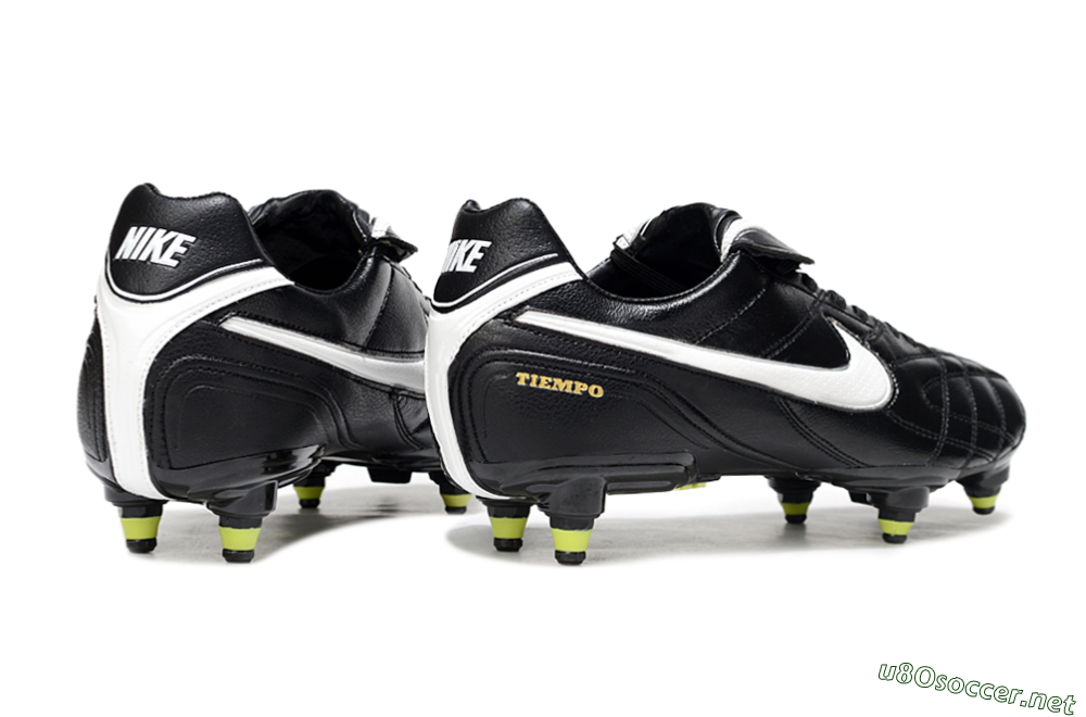 Men's Nike Tiempo Legend 10 Elite SG Football Boots - Black/Electric Yellow/White 6