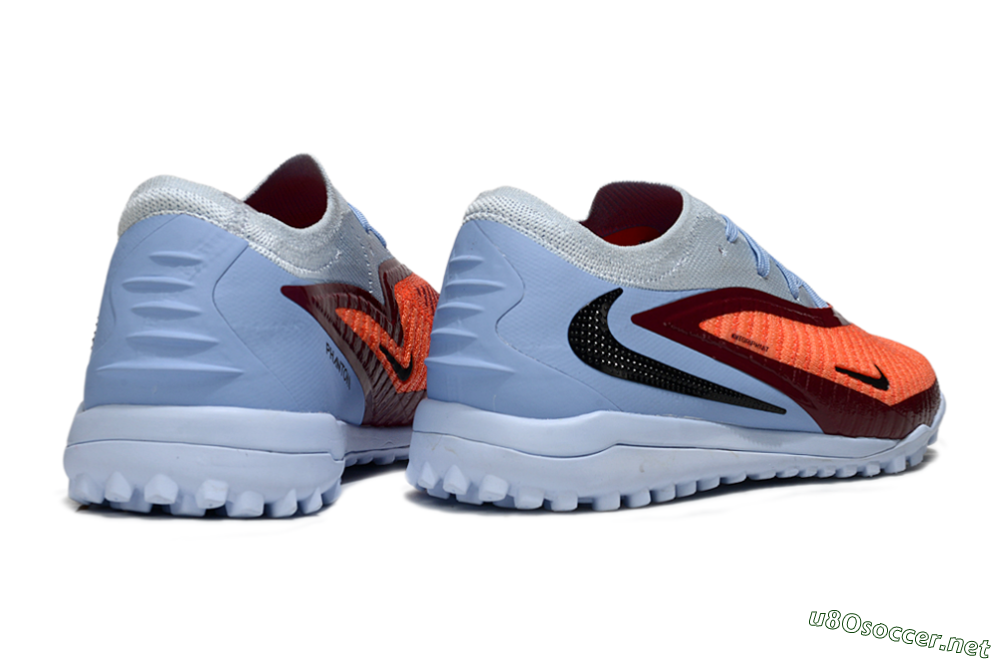 Unisex Nike Phantom 6 Low Elite TF Football Shoes - Orange/Scarlet Red/Cool Grey 6