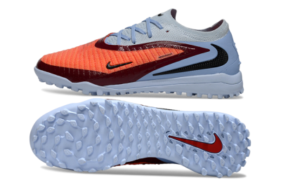 Unisex Nike Phantom 6 Low Elite TF Football Shoes - Orange/Scarlet Red/Cool Grey