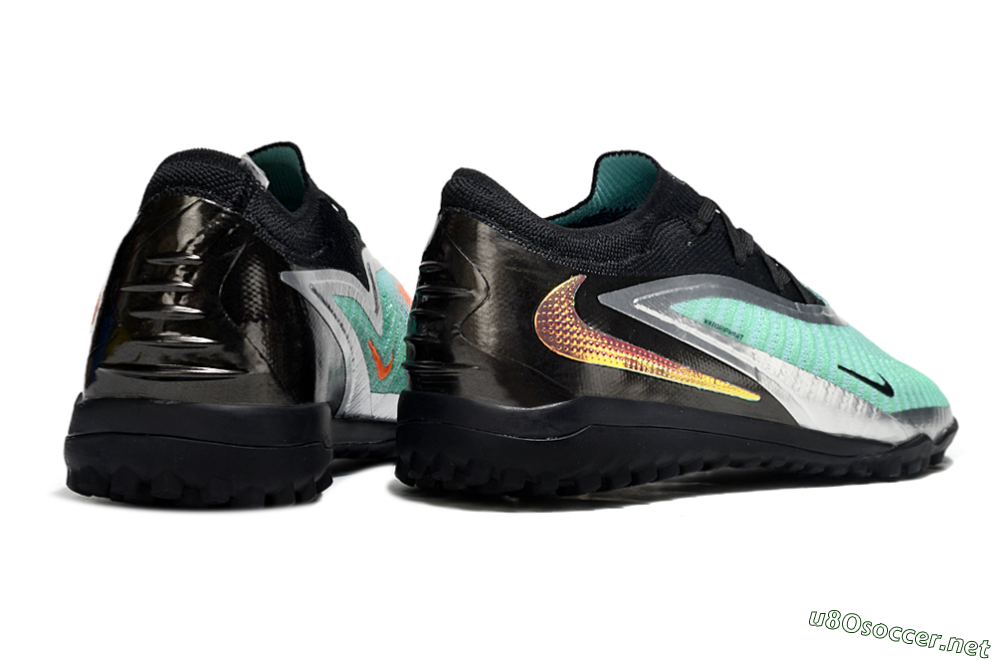 Unisex Nike Phantom 6 Low Elite TF Football Shoes - Mint/Silver/Black 6