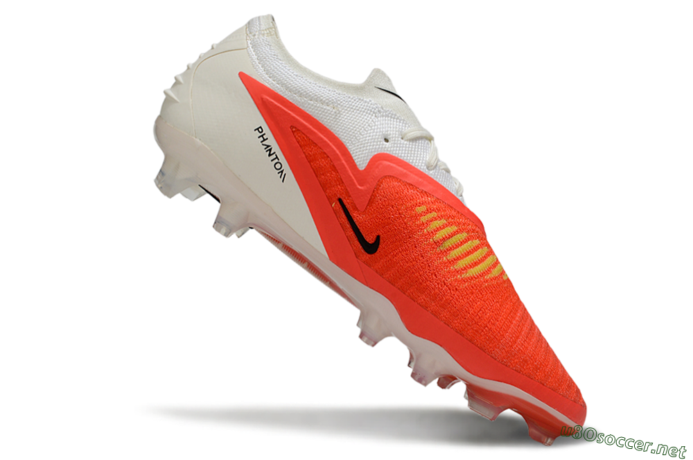 Unisex Nike Phantom 6 Low Elite FG Football Boots - Orange/Fiery Orange/Sleek White 4