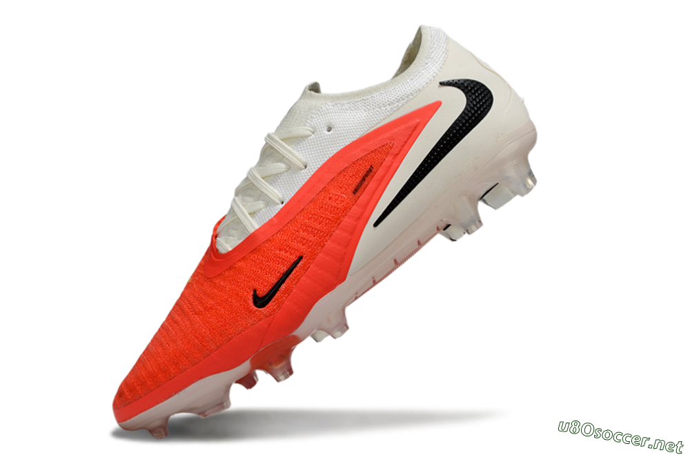 Unisex Nike Phantom 6 Low Elite FG Football Boots - Orange/Fiery Orange/Sleek White 5