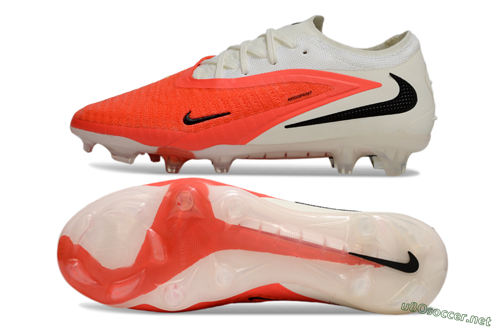 Unisex Nike Phantom 6 Low Elite FG Football Boots - Orange/Fiery Orange/Sleek White 1