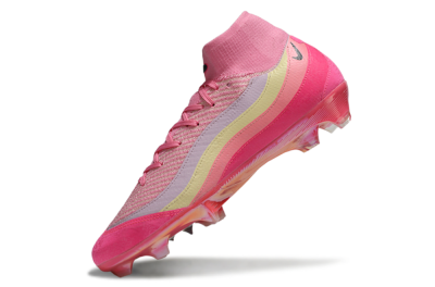 Unisex Nike Air Zoom Mercurial Superfly 10 Elite FG Football Boots - Pink/Blazing Pink/Sunny Yellow
