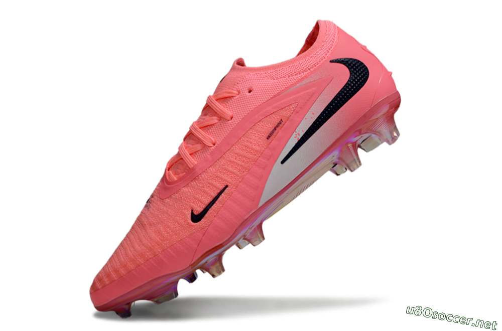 Unisex Nike Phantom 6 Low Elite FG Football Boots - Pink/Neon Pink/Black 5