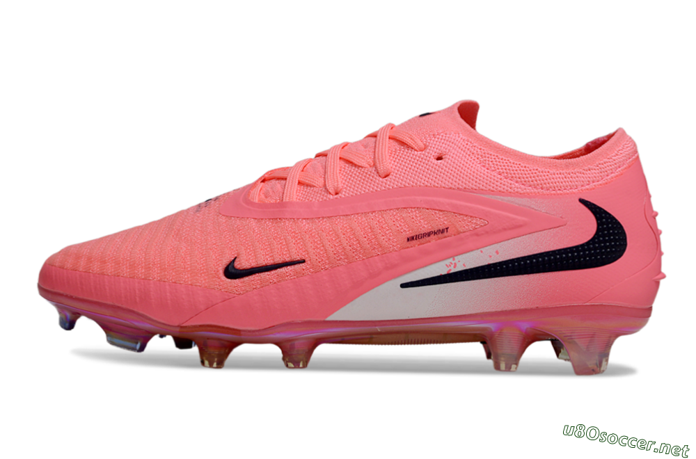 Unisex Nike Phantom 6 Low Elite FG Football Boots - Pink/Neon Pink/Black 0