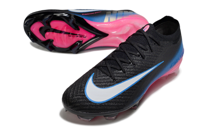 Unisex Nike Air Zoom Mercurial Vapor 16 Elite FG Football Boots - Black/Electric Blue/Pink Blast