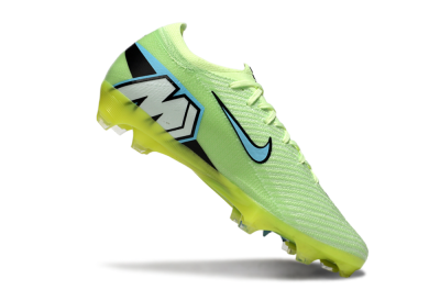 Unisex Nike Air Zoom Mercurial Vapor 16 Elite FG Football Boots - Lime/Aqua Blue/Neon Yellow