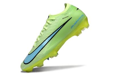 Unisex Nike Air Zoom Mercurial Vapor 16 Elite FG Football Boots - Lime/Aqua Blue/Neon Yellow